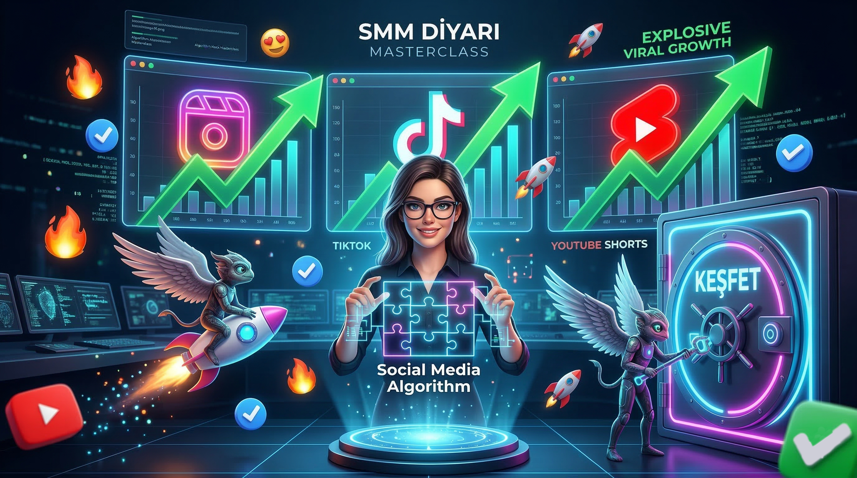 Sosyal Medyada İşletmeniziKısa Video Algoritmaları Nasıl Çalışır? Reels, TikTok ve Shorts Sırların Gücünü Yükseltecek 5 Yöntem!